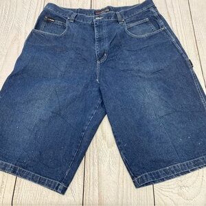 FUBU Men's Y2K Baggy Denim Jean Shorts w40